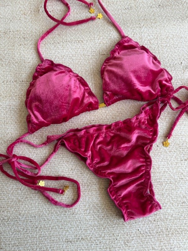 Producto - BIKINI  TERCIOPELO PINK - 0