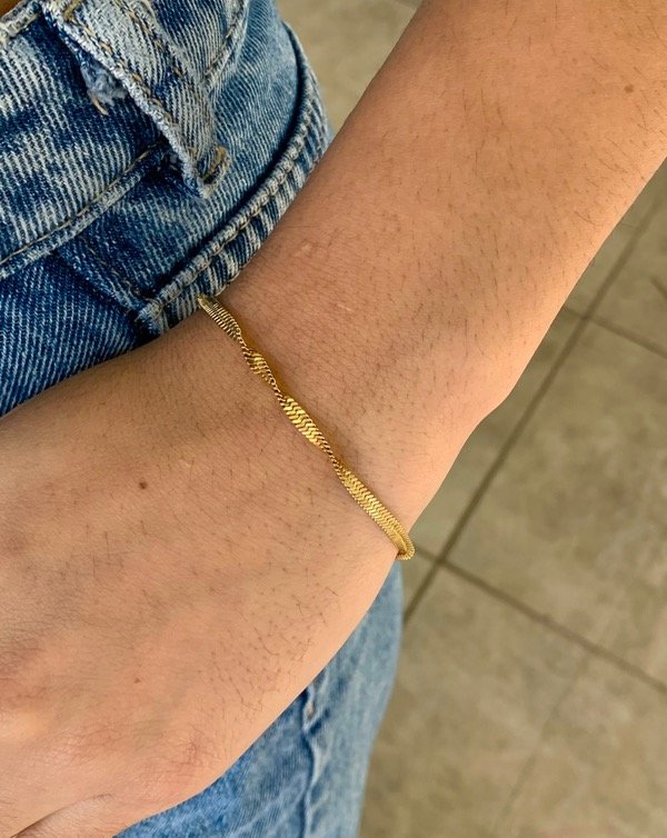Producto - Pulsera snake gold