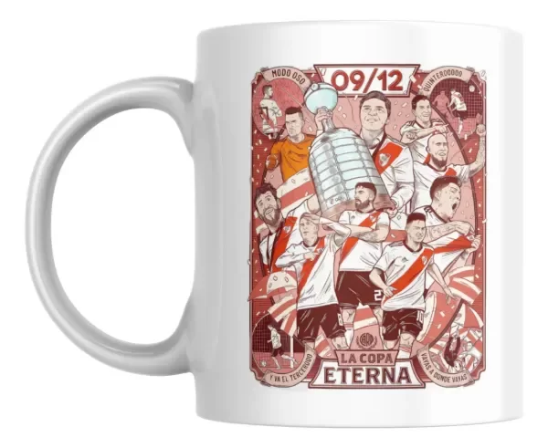 Producto - taza - river campeon libertadores 9/12