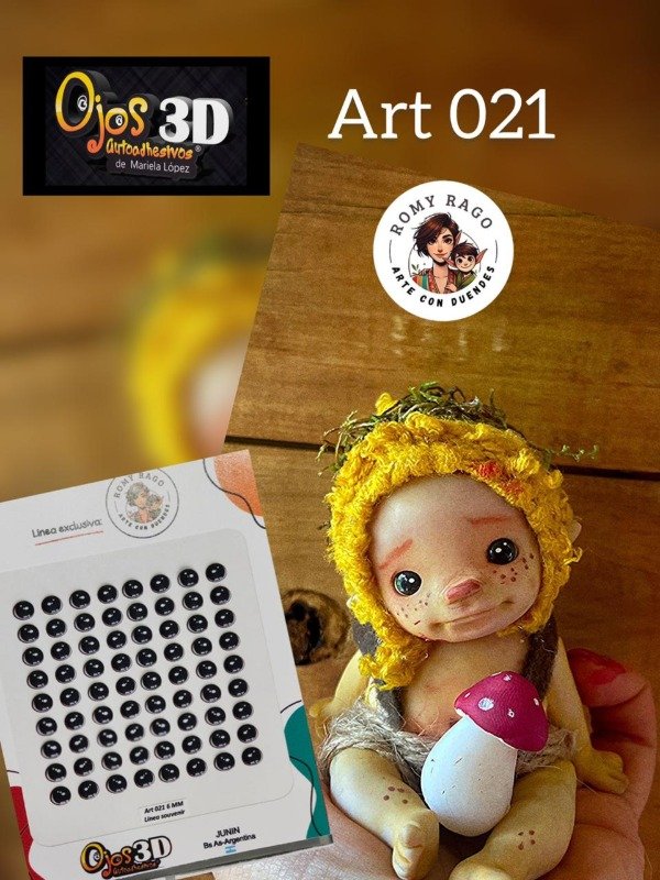 Producto - Ojitos Linea Souvenirs art 021 Romy rago