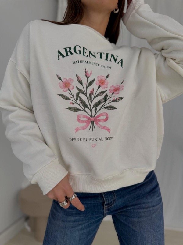 Producto - Buzo frisado florcitas