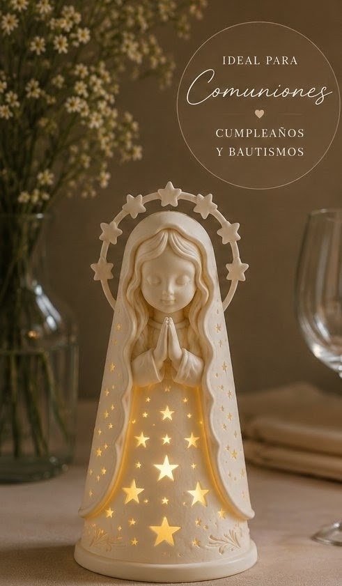 Producto - Pack Virgencita Tótem con vela led Souvenir - 1
