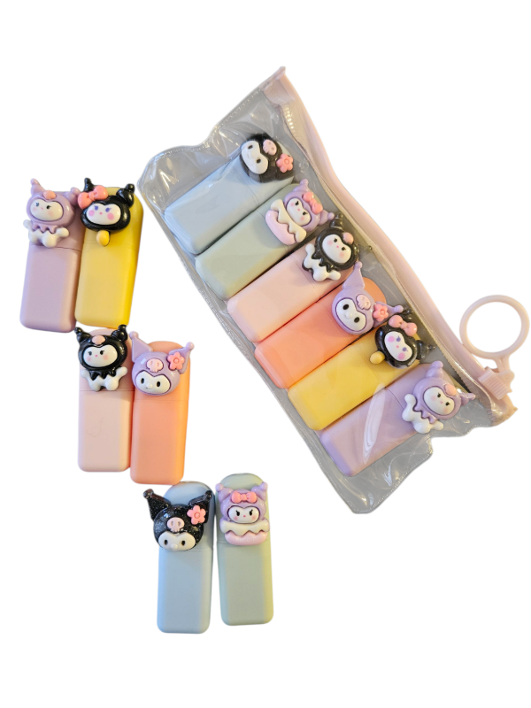 Producto - Resaltadores Kuromi x 6 aplique