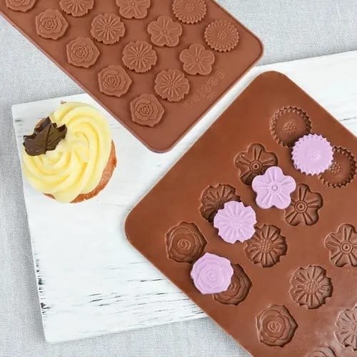 Producto - Molde flores planas x24