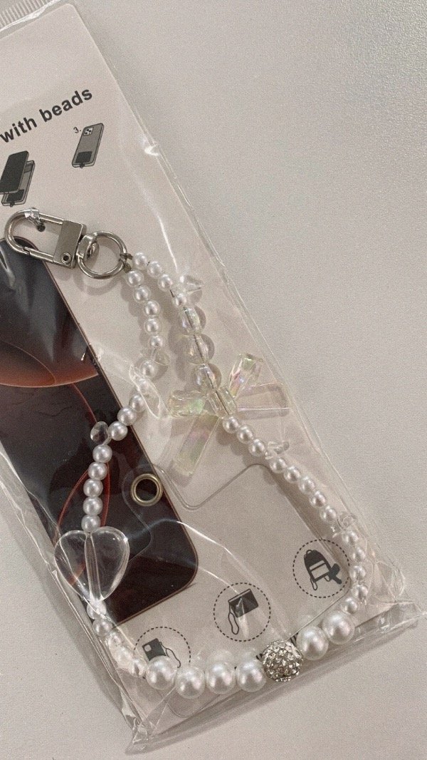Producto - Strap phone o llavero Pearl. Moño