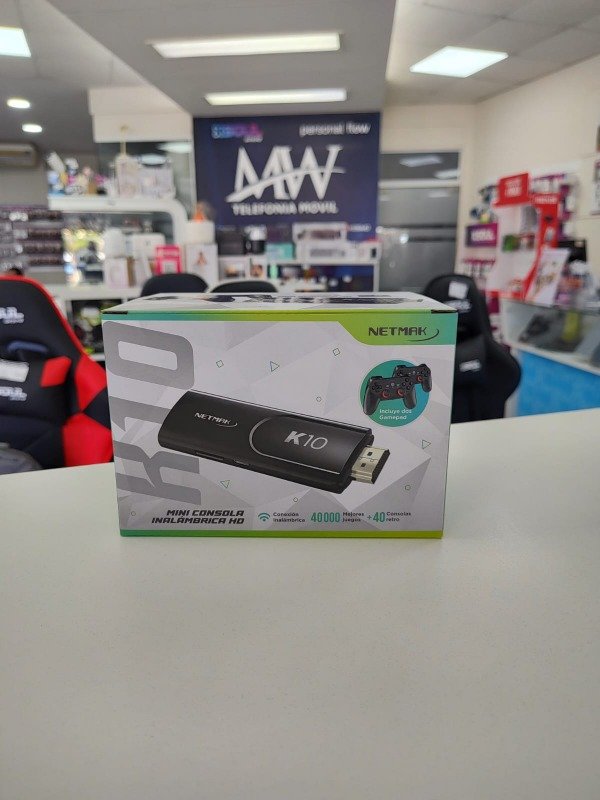 Producto - Mini Cosnola 4K Hdmi Tv 40.000 Juegos Netmak NM-K10
