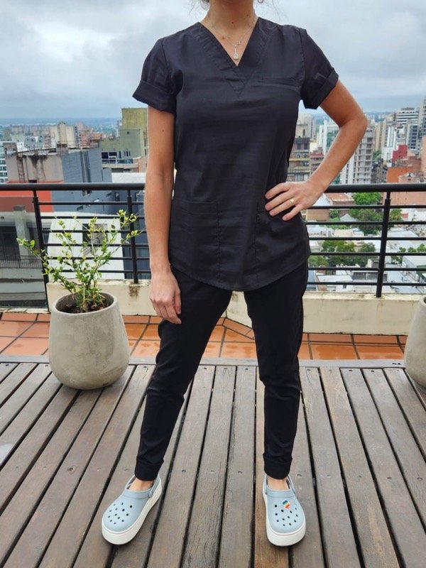 Producto - ROCÍO SPANDEX LIVIANO (Negro liso)