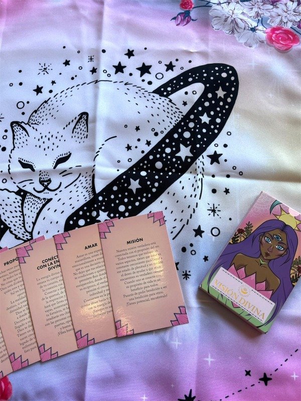 Producto - PROMO ORACULOS + PAÑO "GATO COSMICO"