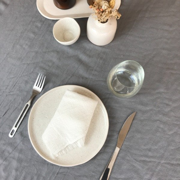 Producto - Mantel Tussor Premium Gris - 3 medidas