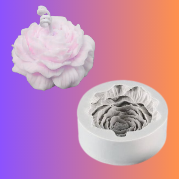 Producto - Flor Peonia  molde de silicona