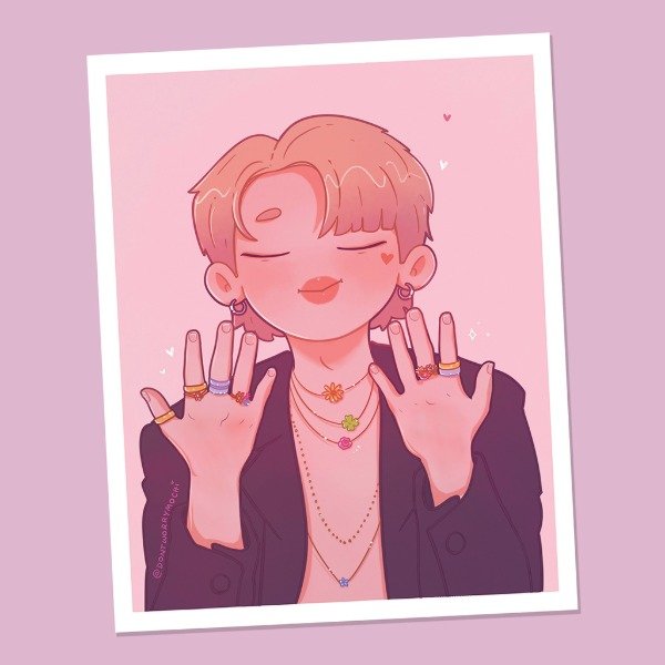 Producto - Postal Grande Jimin en París!