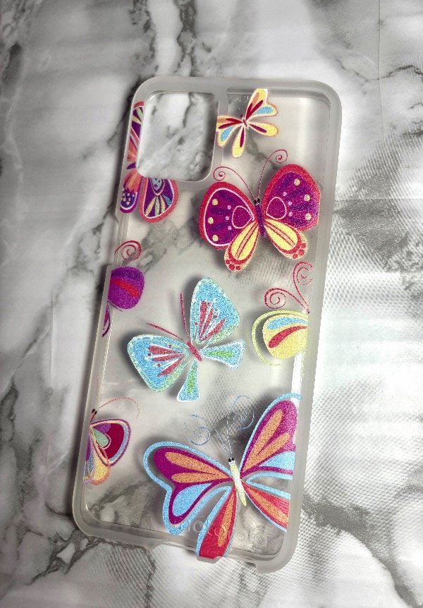 Producto - Funda diseño de acrílico mariposa G32