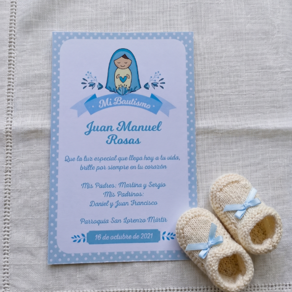 Producto - Diseño de Estampitas - Modelo Virgen de la Dulce Espera
