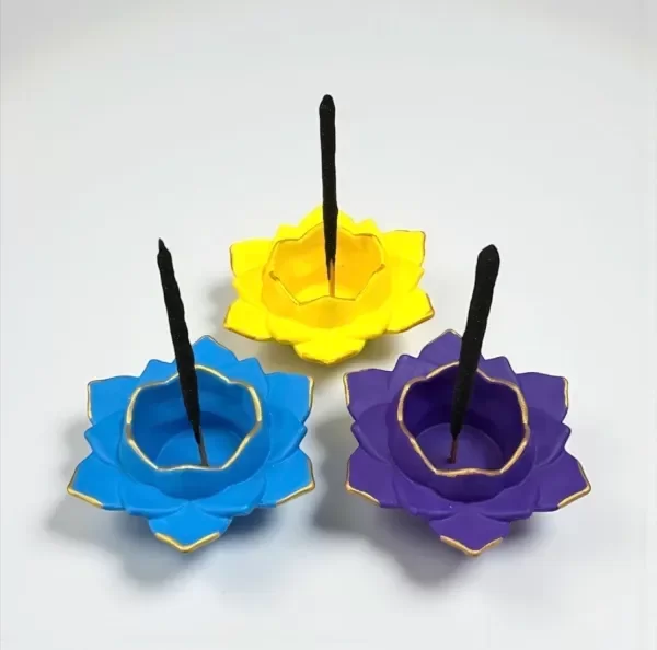Producto - PORTASAHUMERIO FLOR DE LOTO EXPANDIDA - 0