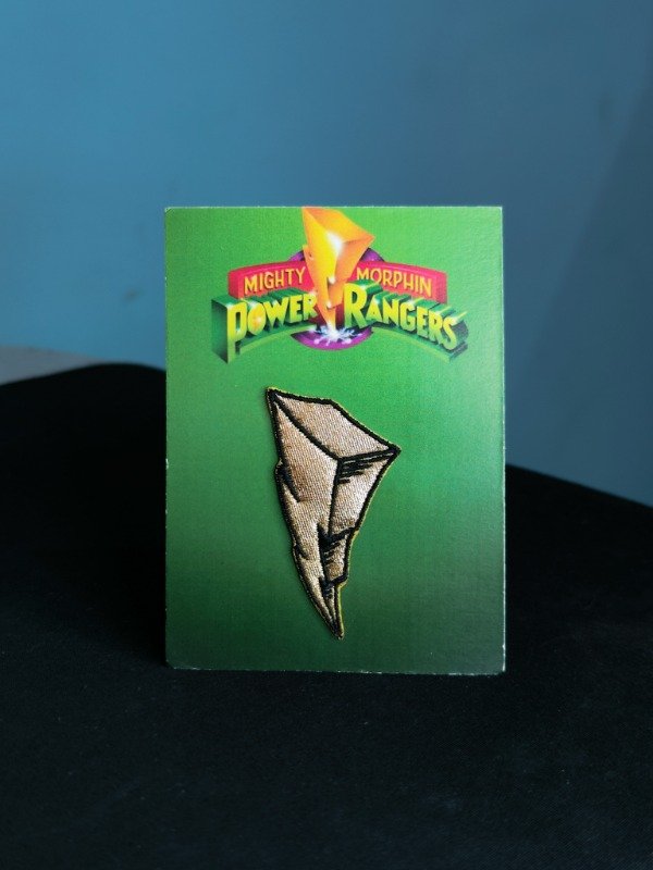 Producto - Bordado Ropa a Calor Mighty Morphin Power Simbolo Rayo Zack 8cm - 0
