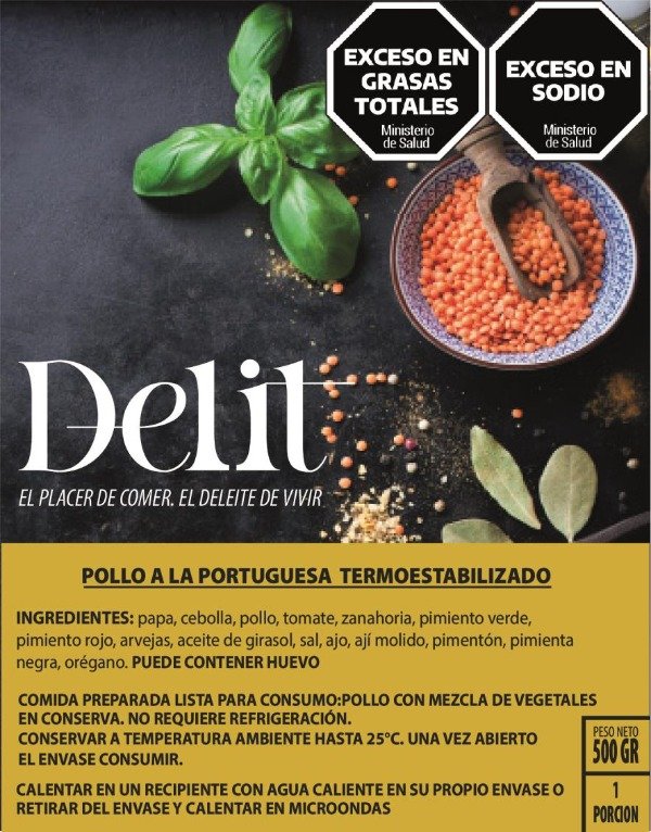 Producto - Pollo a la Portuguesa - Termoestabillizado