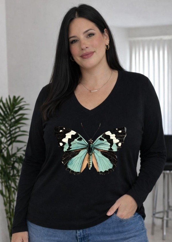 Producto - Manga Larga Soft Negro (449)