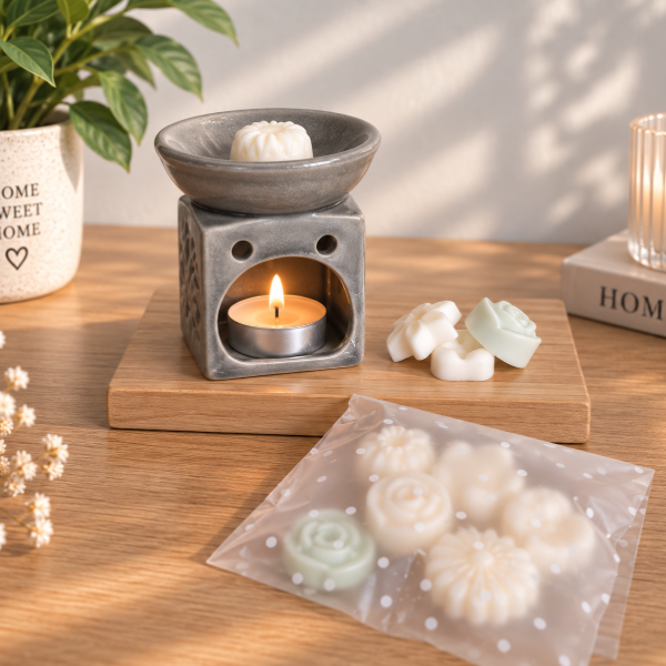 Producto - Combo Bienestar - Hornito + Vela de noche + wax melts - 4