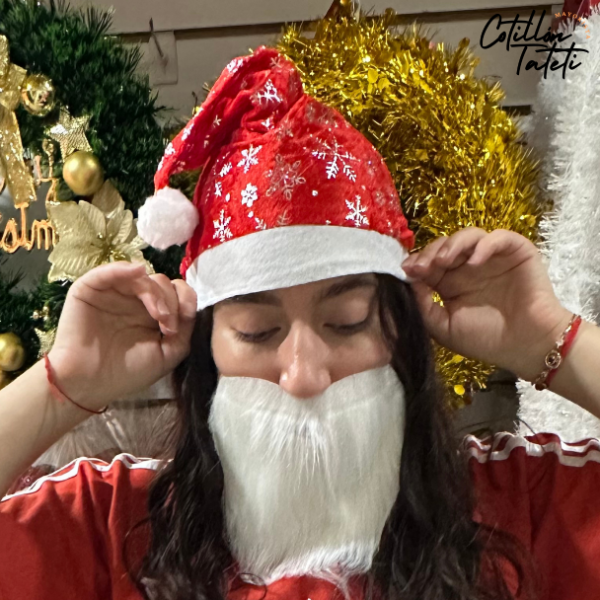 Producto - GORRO PAPA NOEL BRILLOS