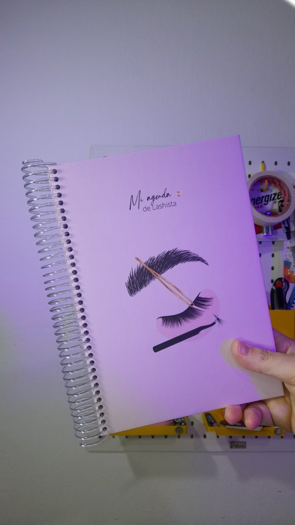 Producto - Agenda fichas Lashista