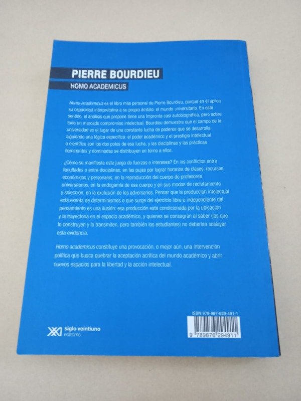 Producto - Homo academicus - Pierre Bourdieu - Siglo Veintiuno 2014 - 1