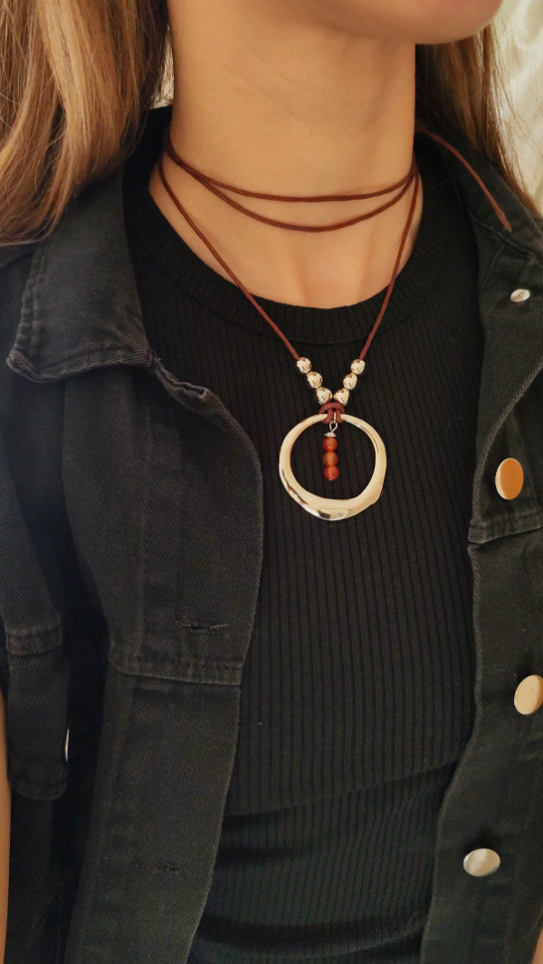 Producto - Collar Boho CORNALINA