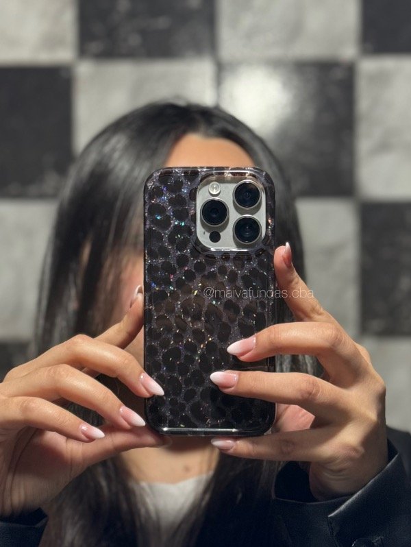 Producto - Case print brillos negra iPhone - 1