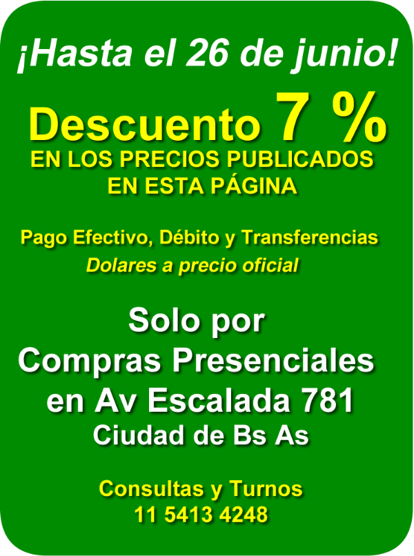 Producto - DESCUENTO POR COMPRA PRESENCIAL