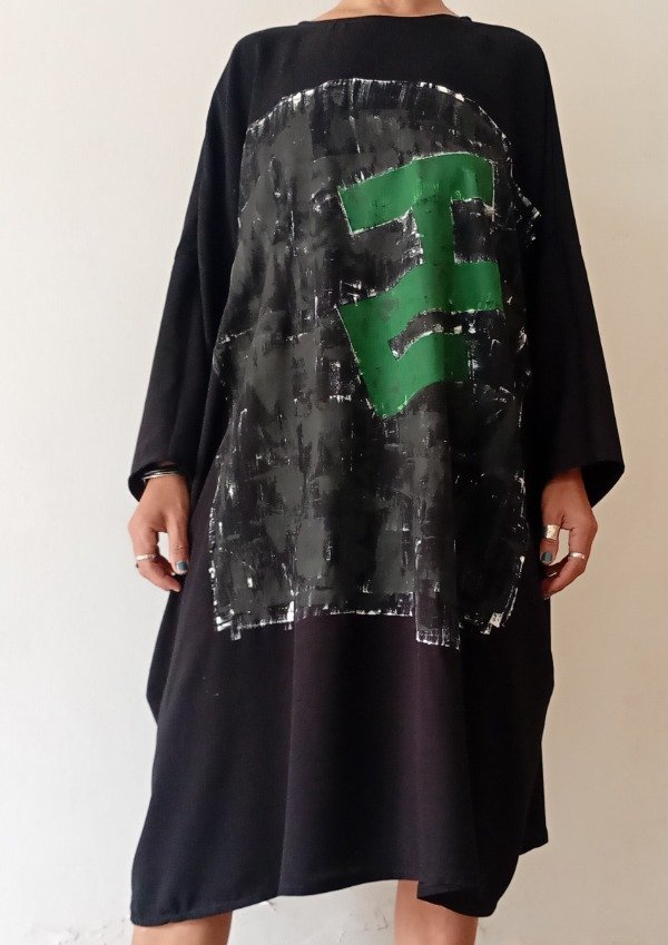 Producto - VESTIDO VERDE NEGRO - 4