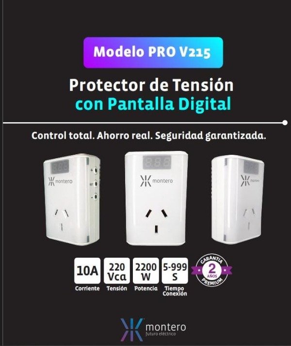 Producto - Protector de tensión digital programable Montero
