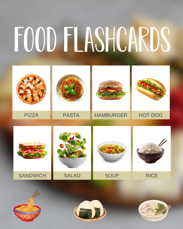 Producto - Food flashcards.