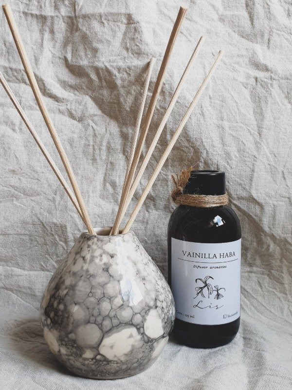 Producto - Difusor de cerámica de 125 ml + Líquido Difusor