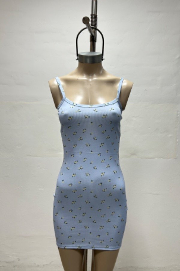 Producto - Vestido corto tiritas "Floreado"