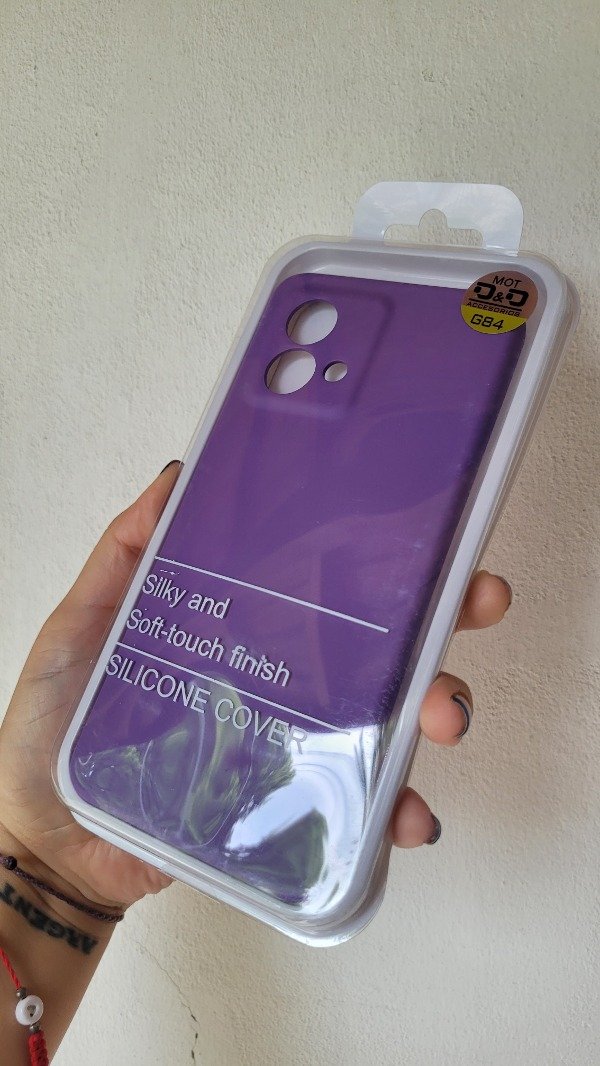 Producto - G84 silicona con felpa violeta