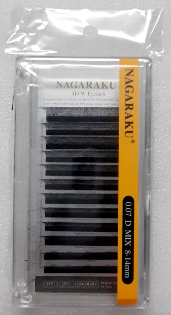 Producto - Pestañas Nagaraku 4D 0.07D Mix 8/14mm SP 10/25