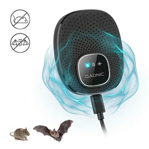 Producto - Repelente para Plagas Ultrasónico Gadnic Ahuyentador Ratas Murcielagos Insectos - 0