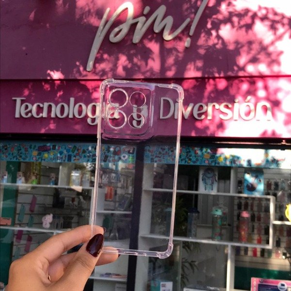 Producto - Motorola G56 Funda Tpu Cristal con Protector de Cámara