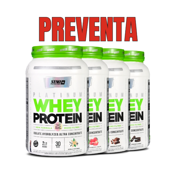 Producto - PREVENTA - PLATINUM WHEY PROTEIN 2 LB. - STAR NUTRITION