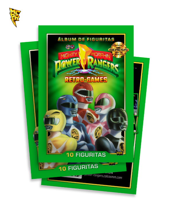 Producto - Sobre Clásico / Power Rangers Retro Games #1 Figus 1 a 50