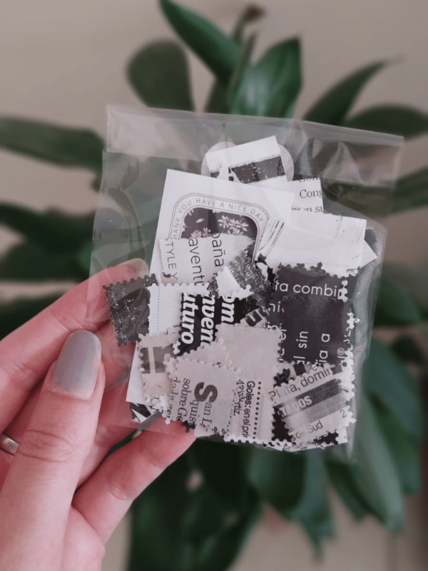 Producto - Recortes y recorte estampilla - B y N - 0
