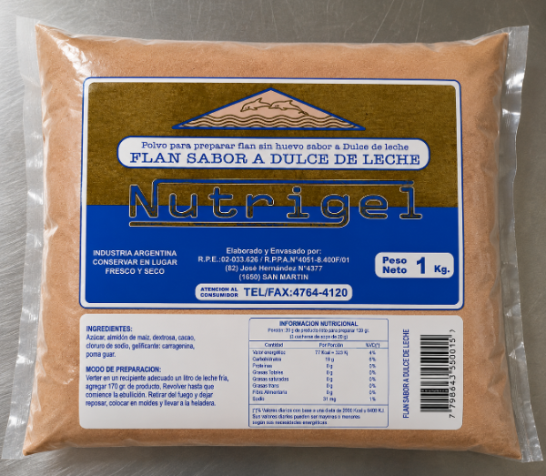 Producto - Flan DDL x 1 kg