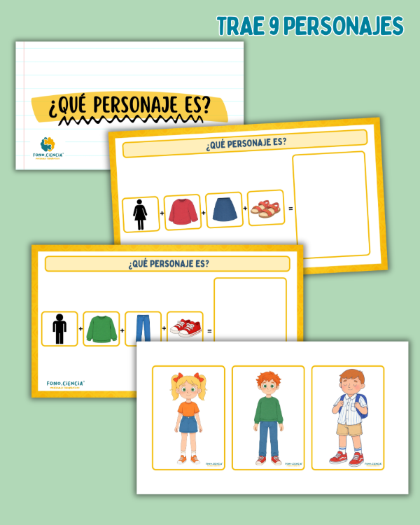 Producto - QUÉ PERSONAJE ES