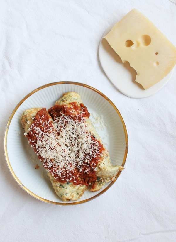 Producto - Canelones KETO de pollo y espinaca