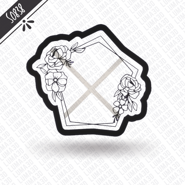 Producto - S0838 - Marco con flores