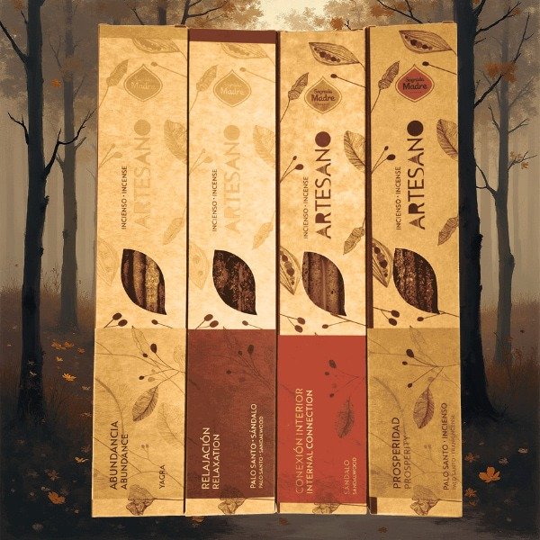 Producto - Sahumerios Sagrada Madre ARTESANO Pack 4 Cajas De 5 Unidades