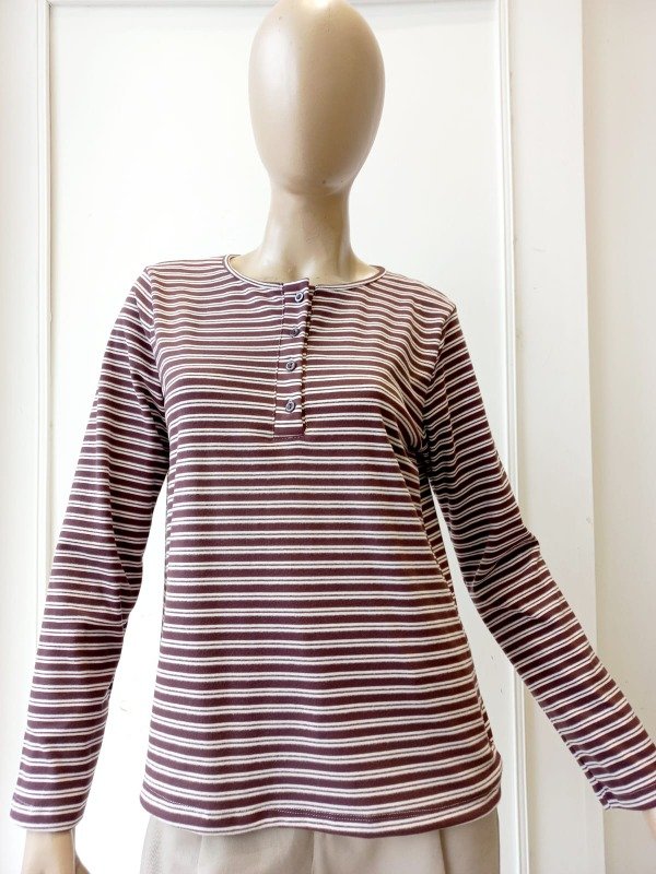 Producto - Manga Larga Cartera Darlon Rayado (Art. 6124)