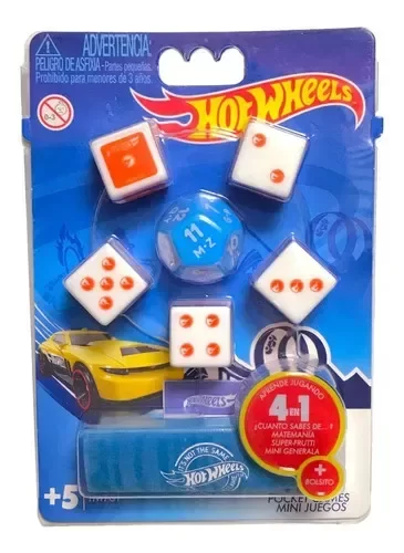 Producto - DADOS HOT WHEELS