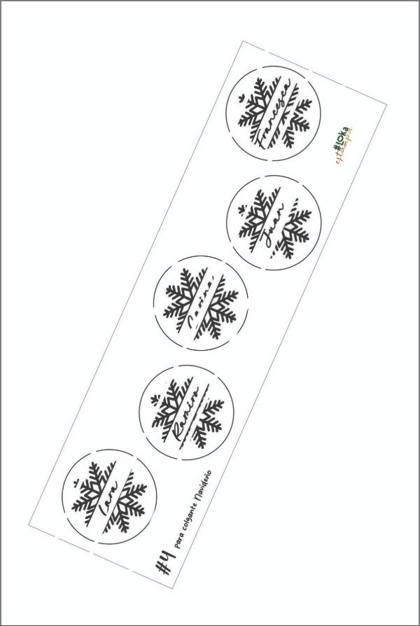 Producto - Estampas UV 8x28 Navidad #73