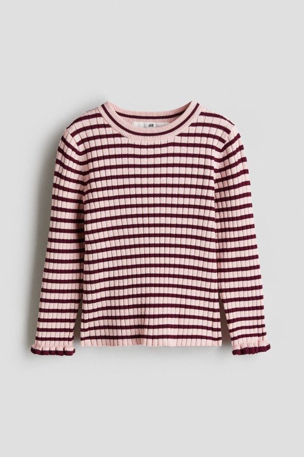 Producto - Sweater HyM rayado en canale rosa - 1