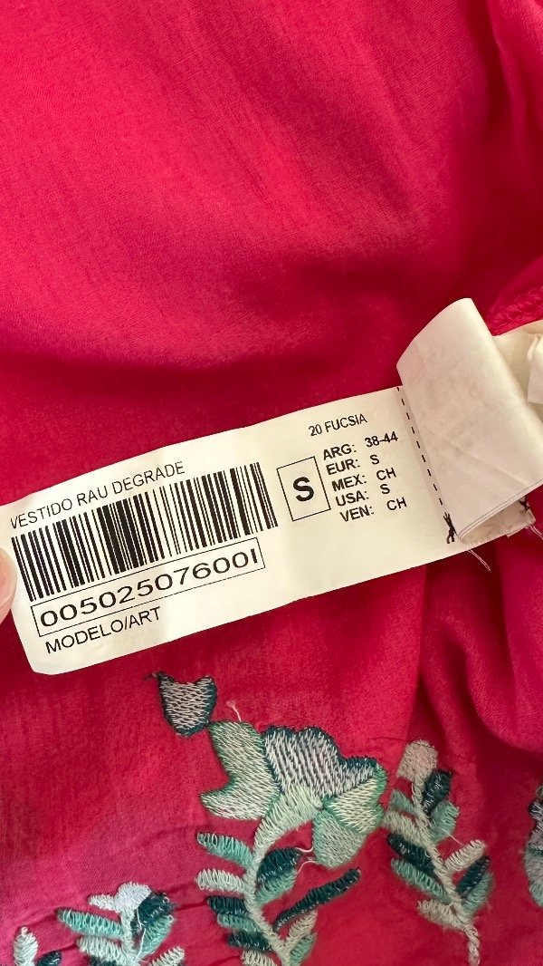 Producto - Vestido rau degrade Rapsodia - 6
